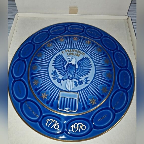 B & G Bing & Grondah Copenhagen USA Bicentennial Plate 1776-1976 Special Edition - Picture 4 of 9